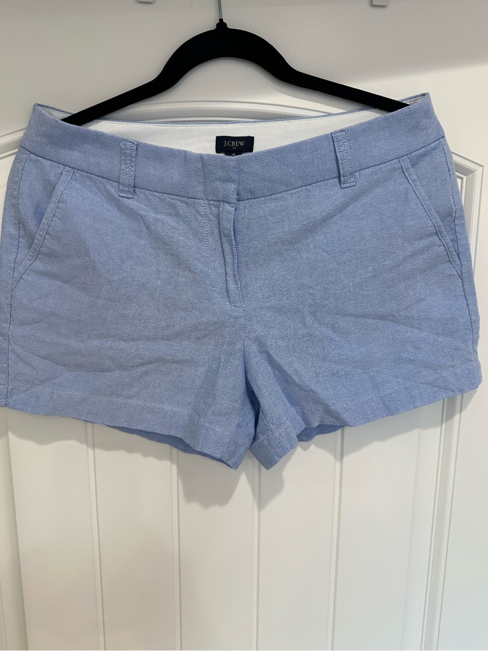 J. Crew Cotton Chambray Style Shorts Size 4